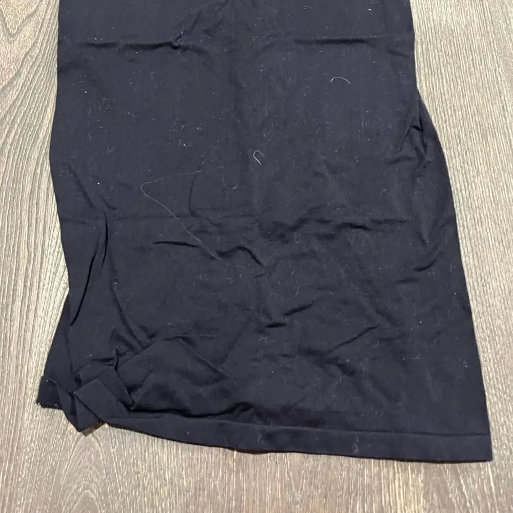 Yelete VTG Compression Slip Dress Scoop Neck Pullover Bodycon Stretch Black S